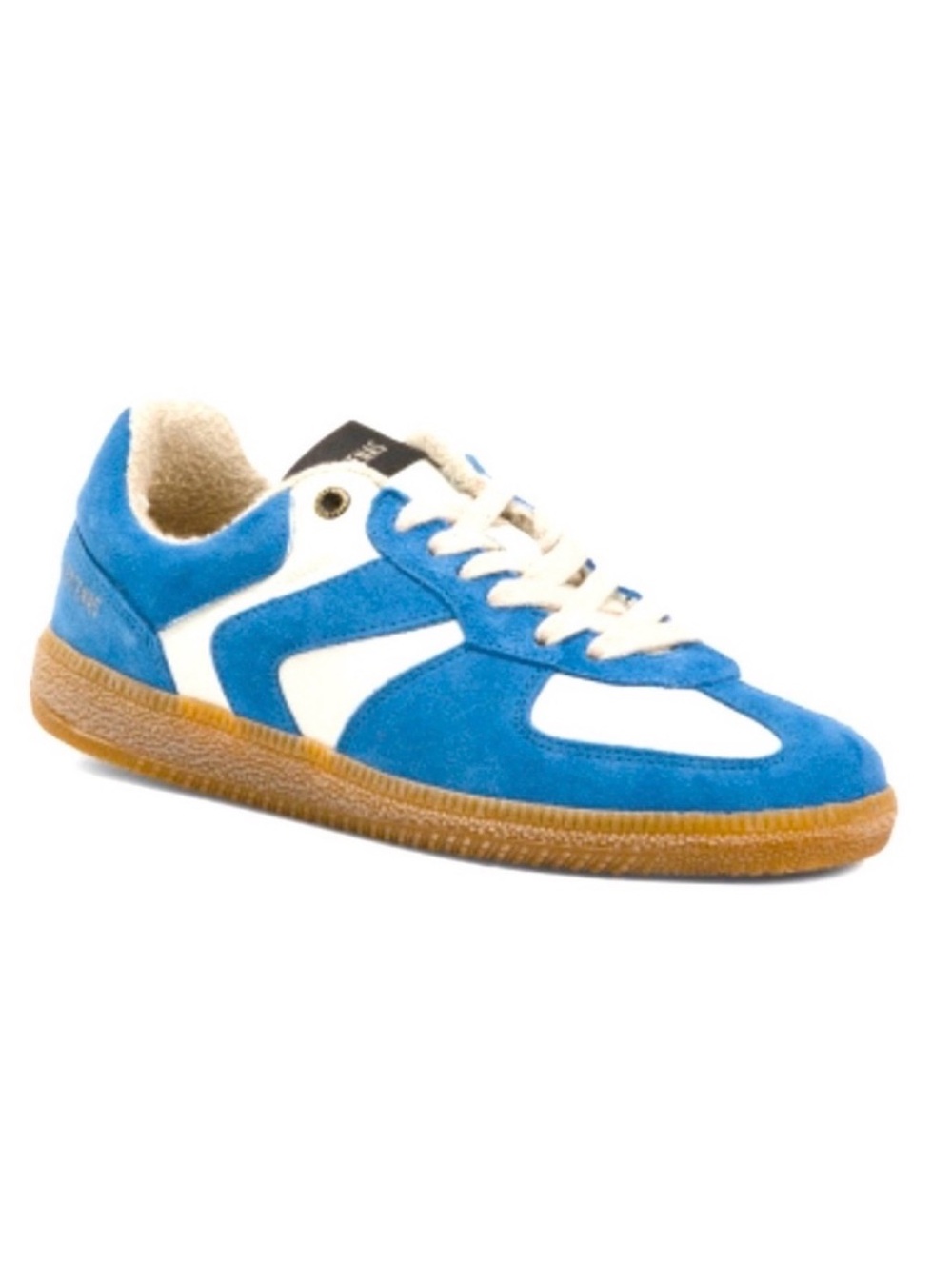 Verbenas Sora Blue and White Suede Sneaker - Size 9 - Made in Spain